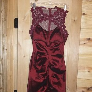 Stunning Burgundy Dress